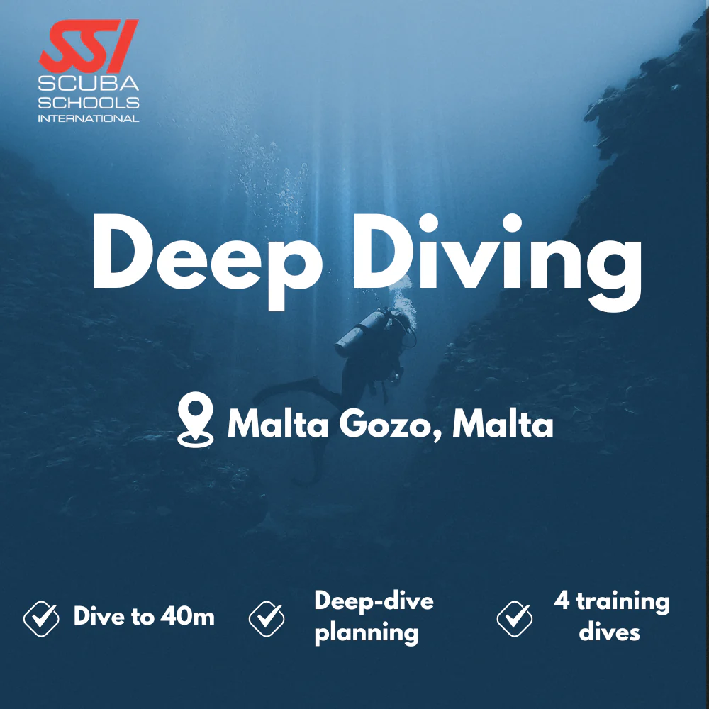 SSI Deep Diver course in Malta Gozo