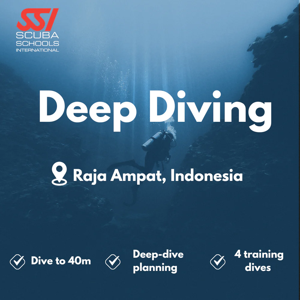 SSI Deep Diver course in Raja Ampat
