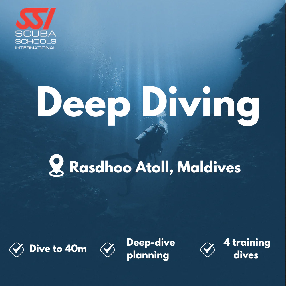 Deep Diver course in Rasdhoo Atoll