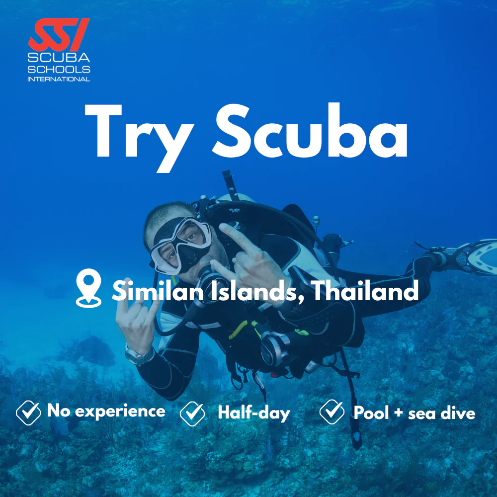 SSI Discover Scuba course in Similan Islands