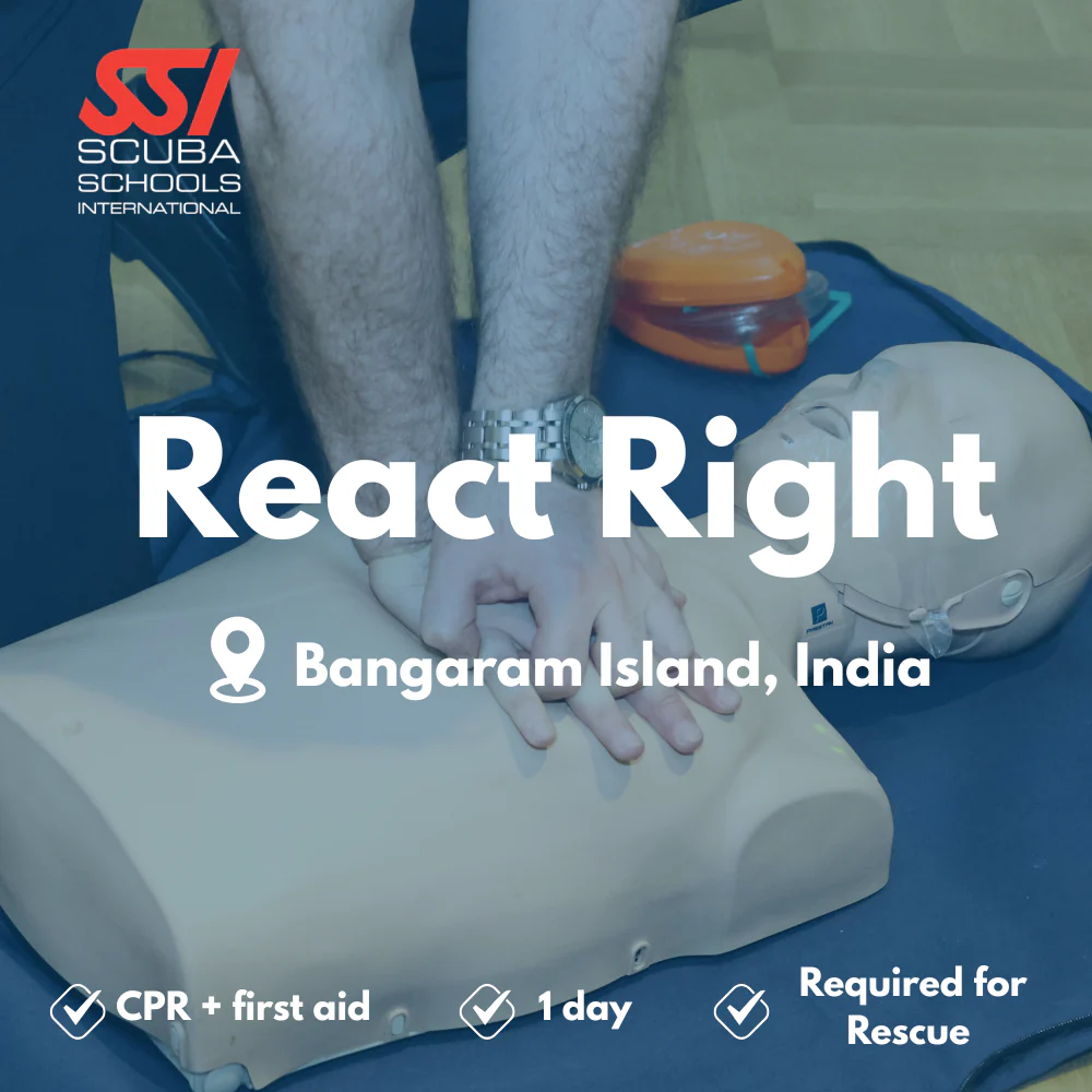 SSI Emergency First Response course in Bangaram Island