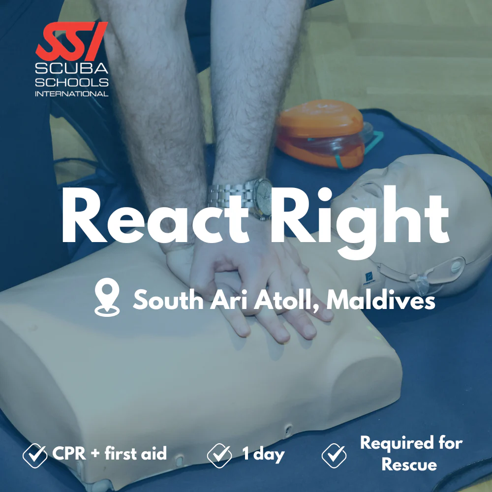 SSI Emergency First Response course in South Ari Atoll