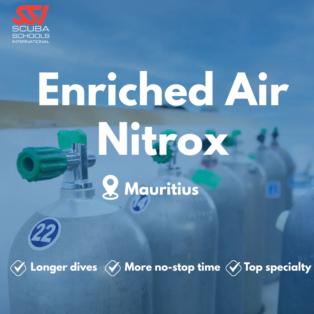 SSI Enriched Air (Nitrox) course in Mauritius