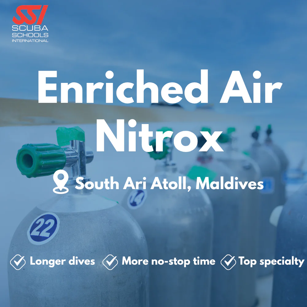 SSI Enriched Air (Nitrox) course in South Ari Atoll