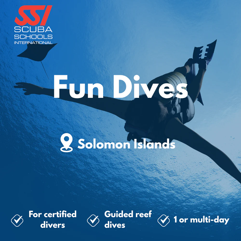 Fun Dives course in Solomon Islands