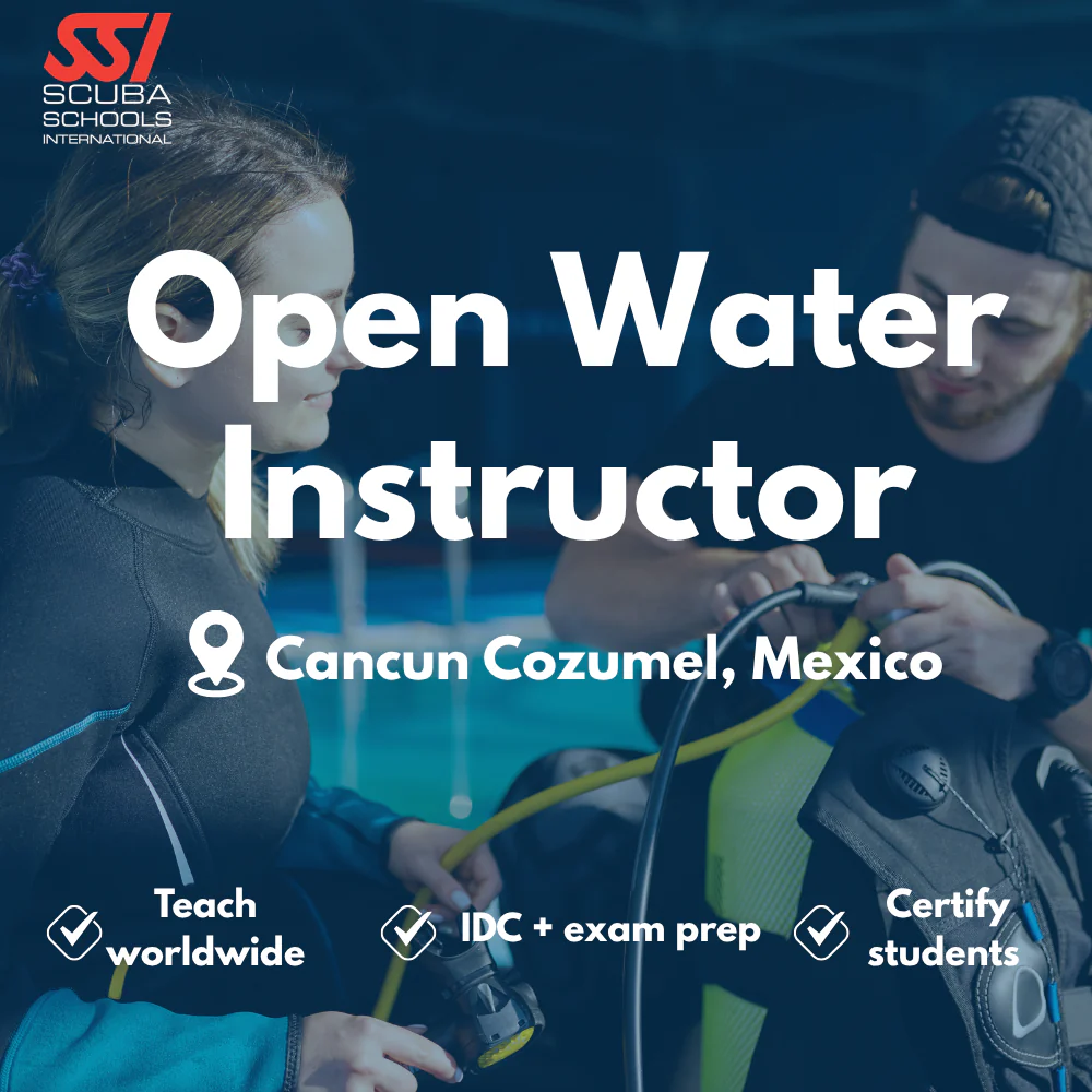 SSI Instructor / IDC course in Cancun Cozumel