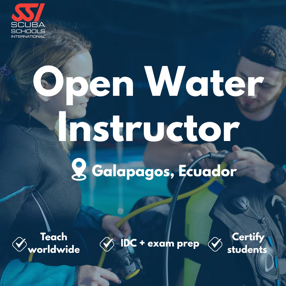 SSI Instructor / IDC course in Galapagos