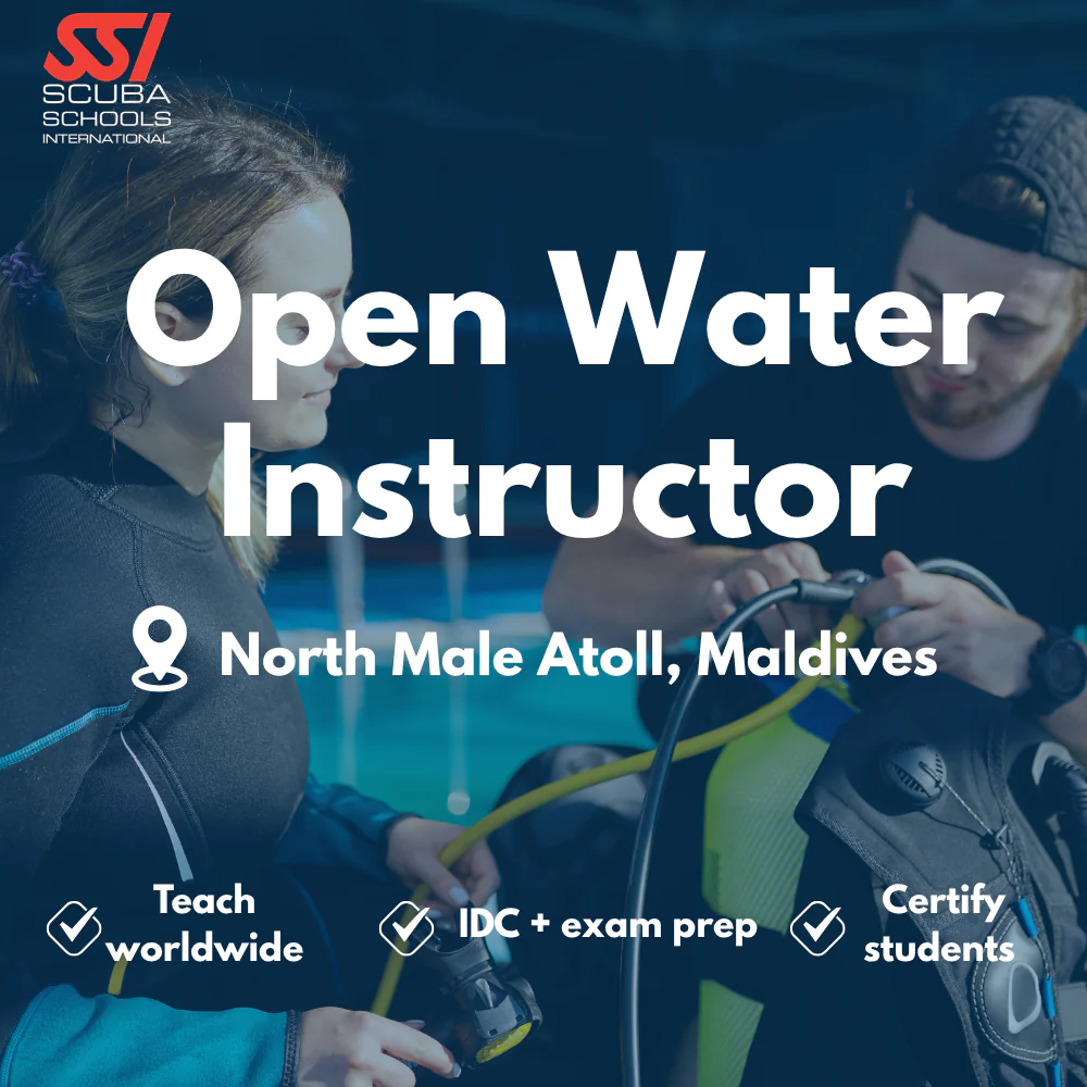 SSI Instructor / IDC course in North Male Atoll