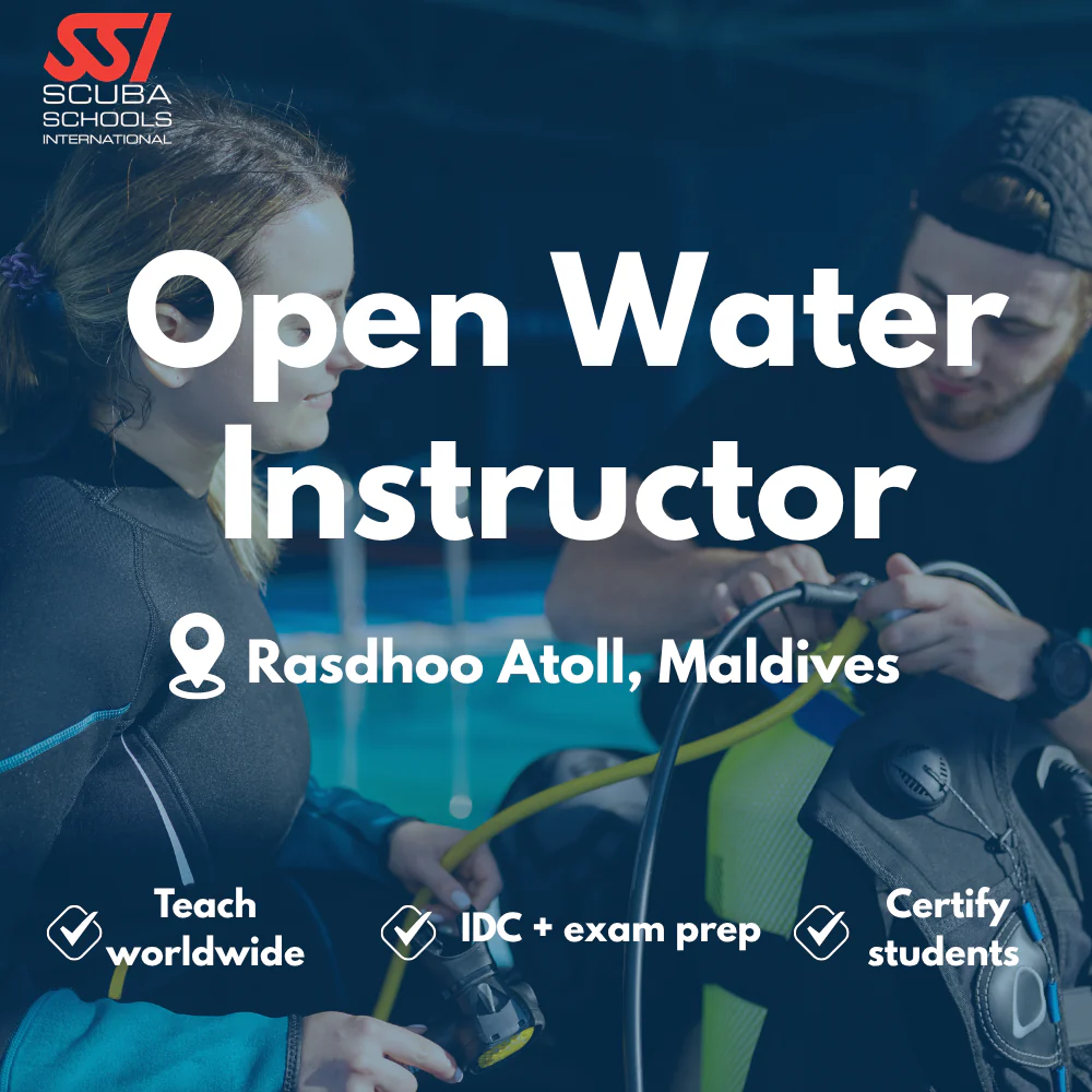Instructor / IDC course in Rasdhoo Atoll
