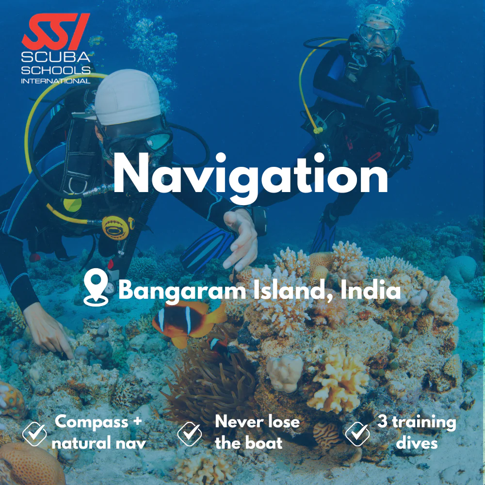 SSI Underwater Navigation course in Bangaram Island