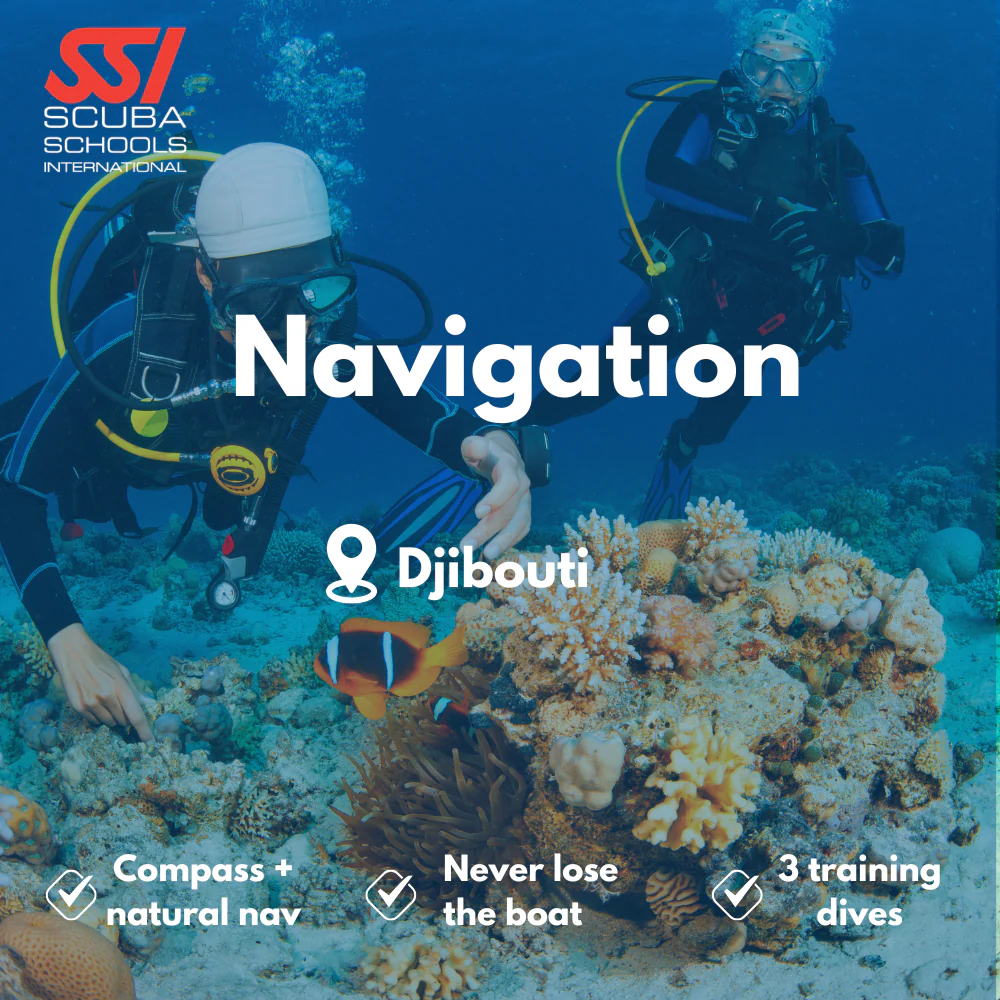 SSI Underwater Navigation course in Djibouti