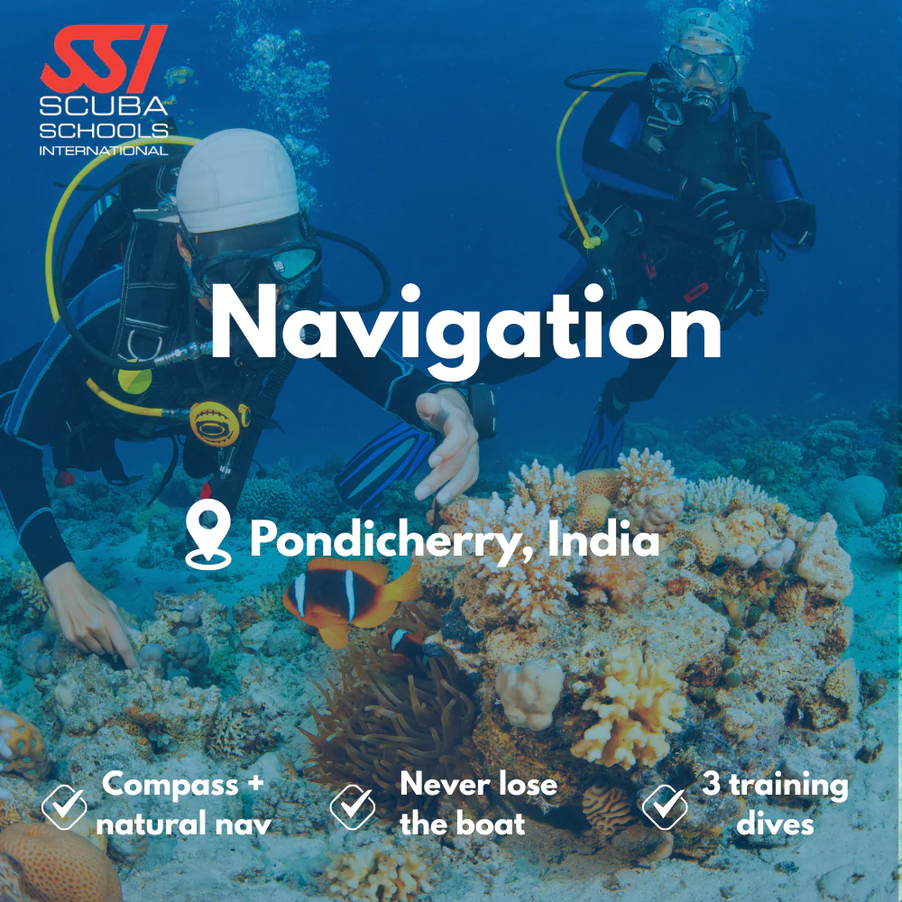 SSI Underwater Navigation course in Pondicherry