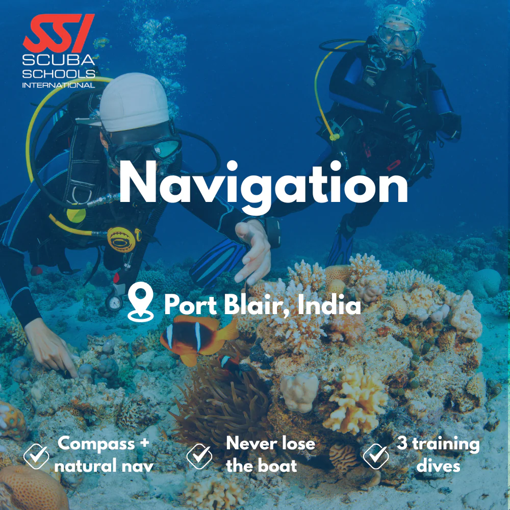 SSI Underwater Navigation course in Port Blair