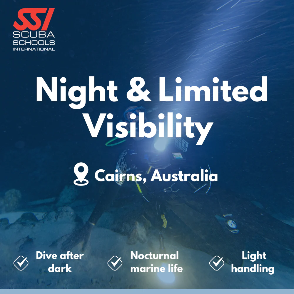 SSI Night Diver course in Cairns