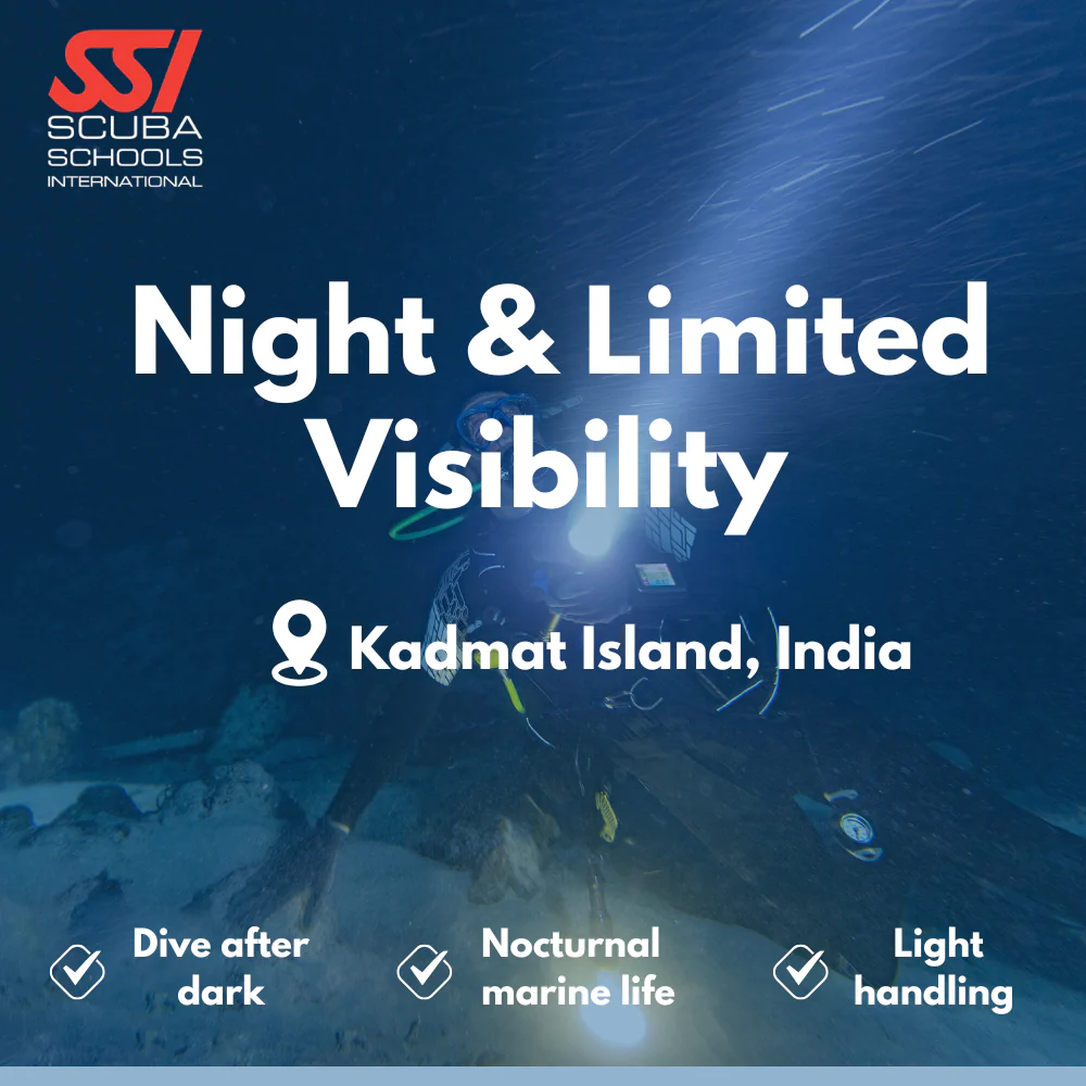 SSI Night Diver course in Kadmat Island