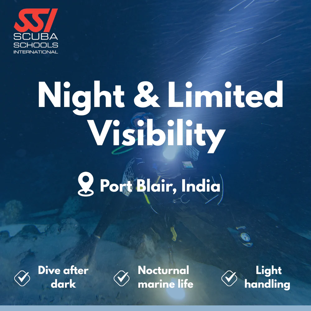 SSI Night Diver course in Port Blair