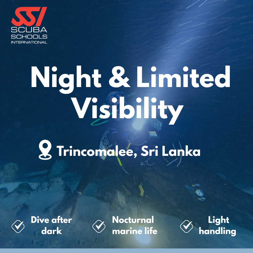 SSI Night Diver course in Trincomalee