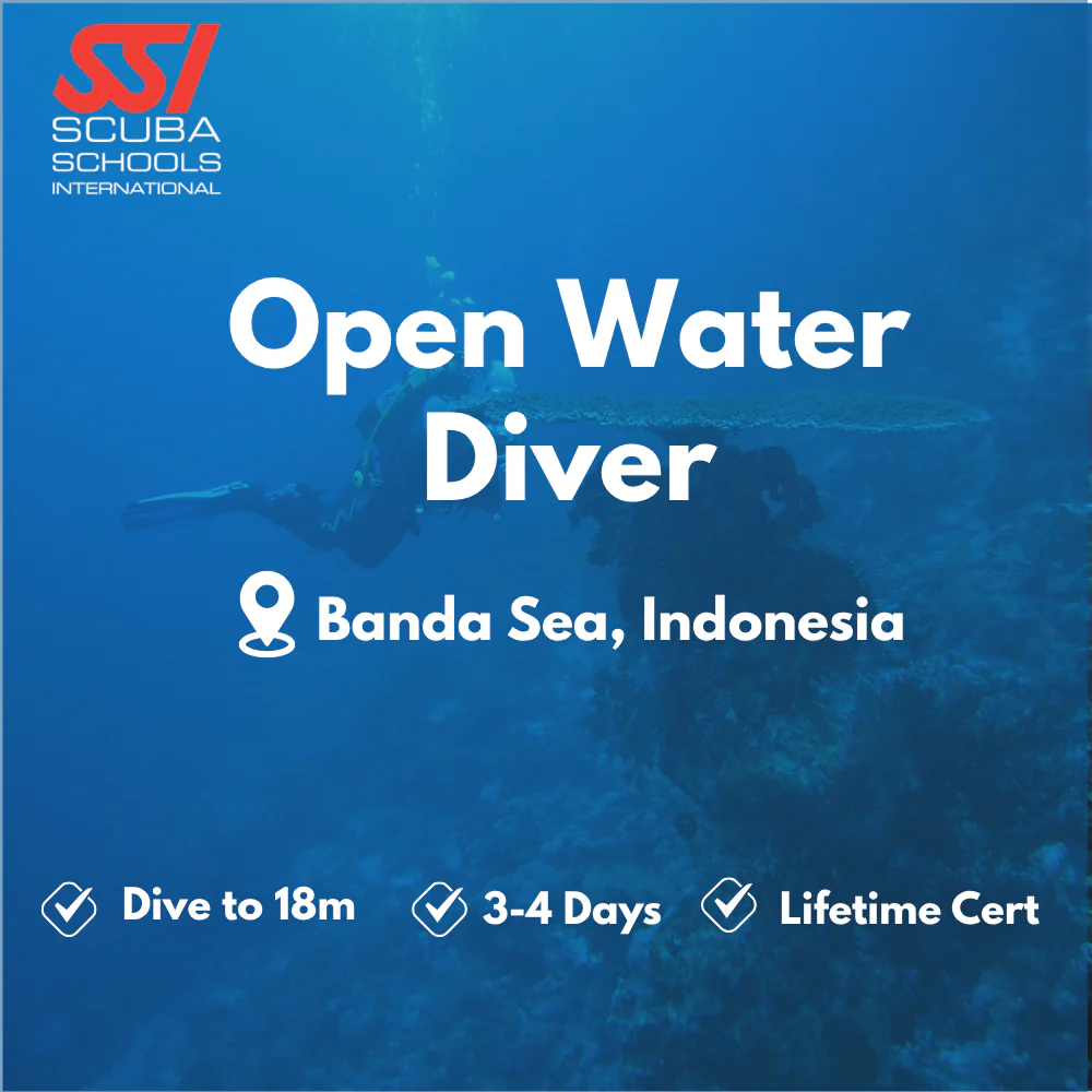 SSI Open Water Diver course in Banda Sea