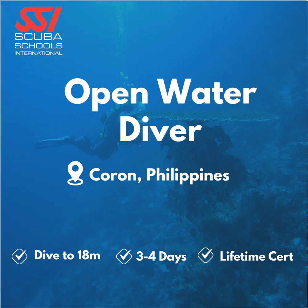 SSI Open Water Diver course in Coron