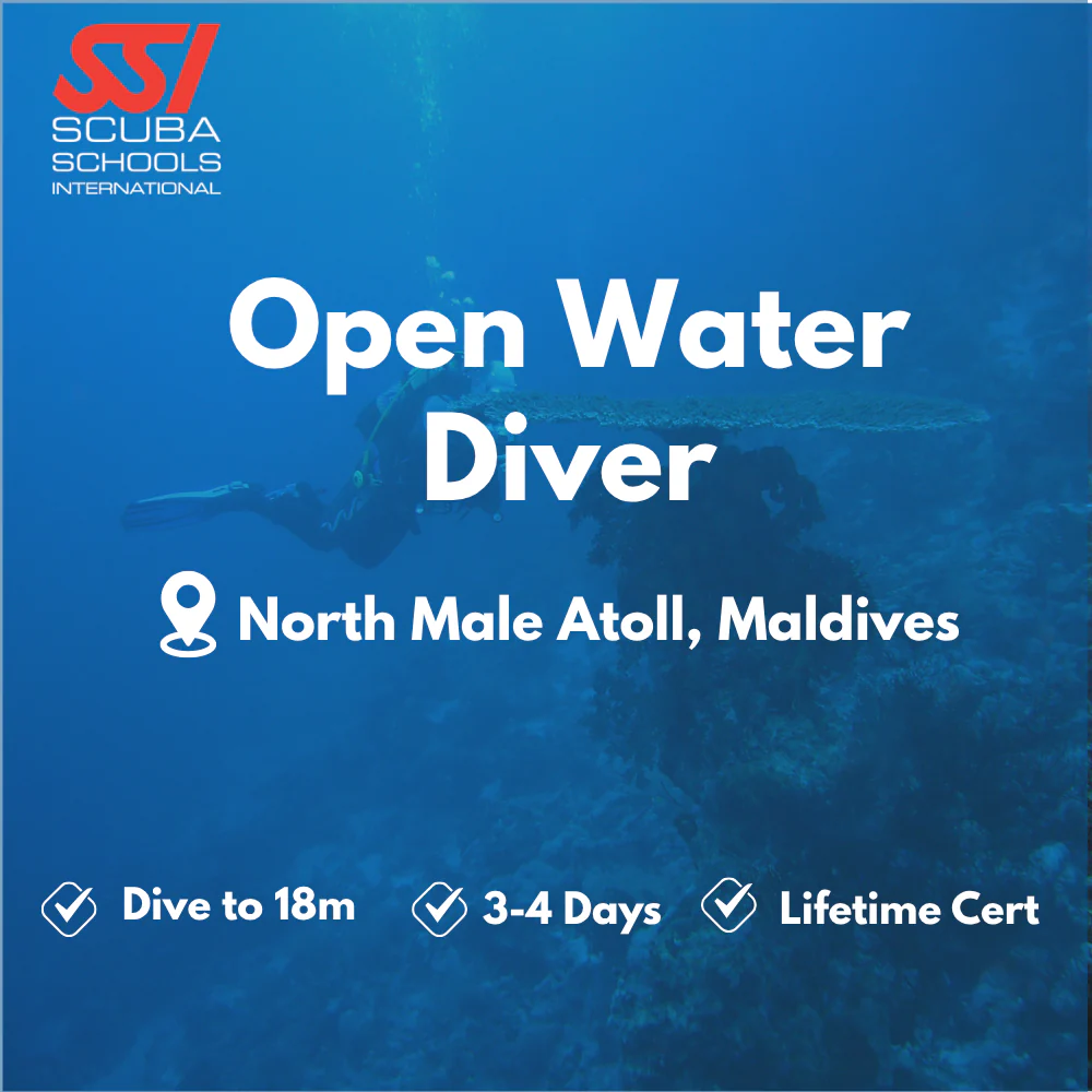 SSI Open Water Diver course in North Male Atoll