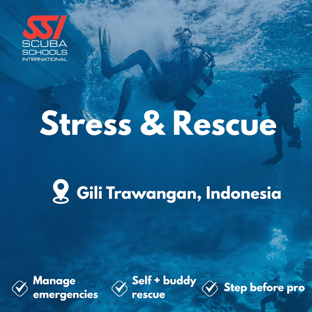 SSI Rescue Diver course in Gili Trawangan