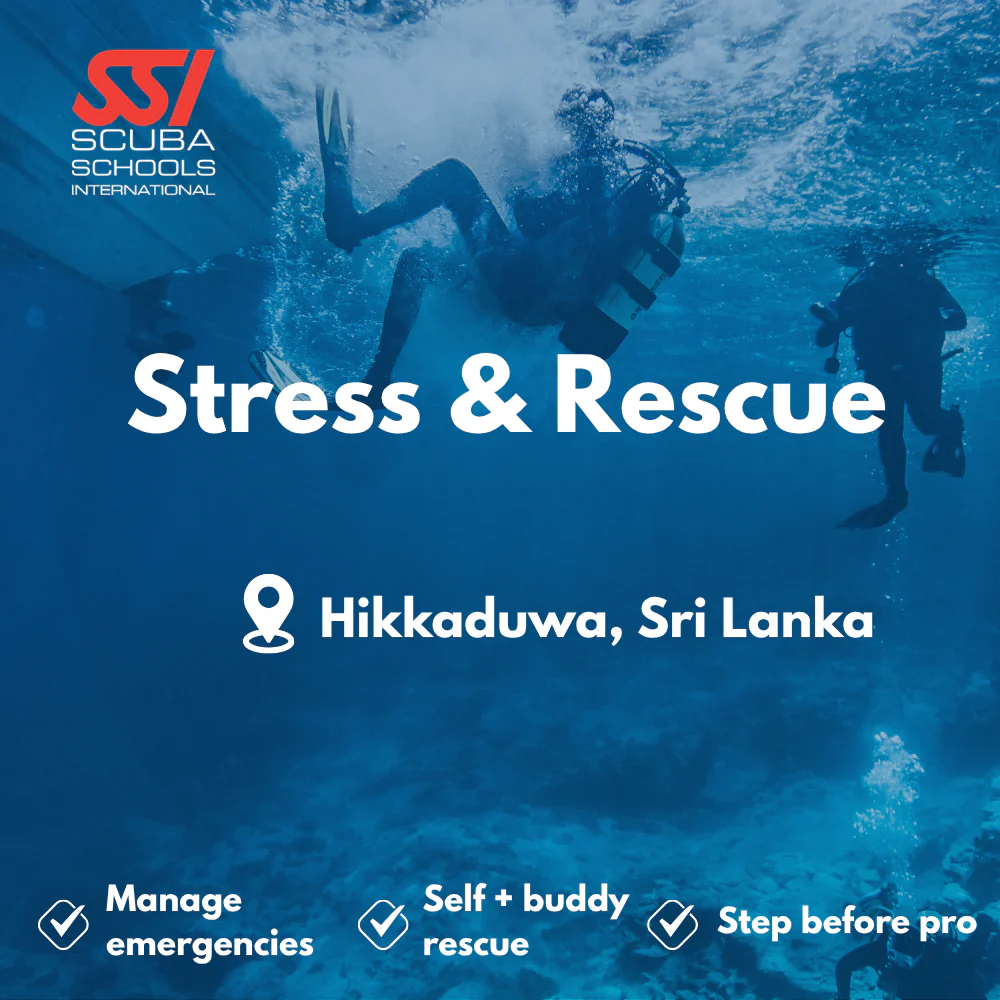 SSI Rescue Diver course in Hikkaduwa