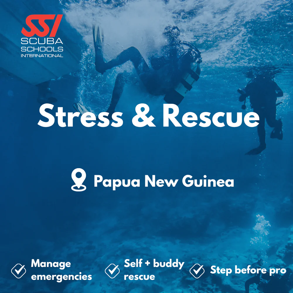 SSI Rescue Diver course in Papua New Guinea