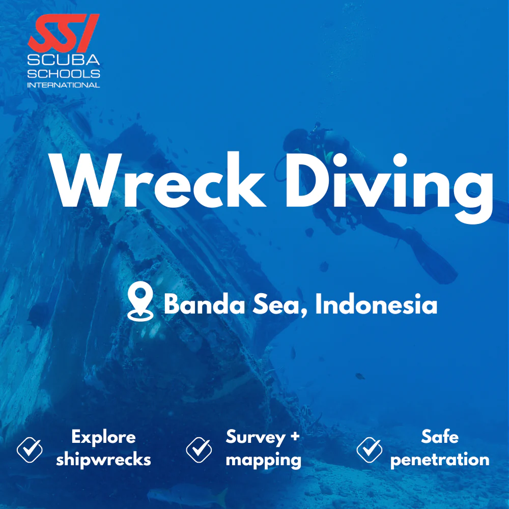 SSI Wreck Diver course in Banda Sea