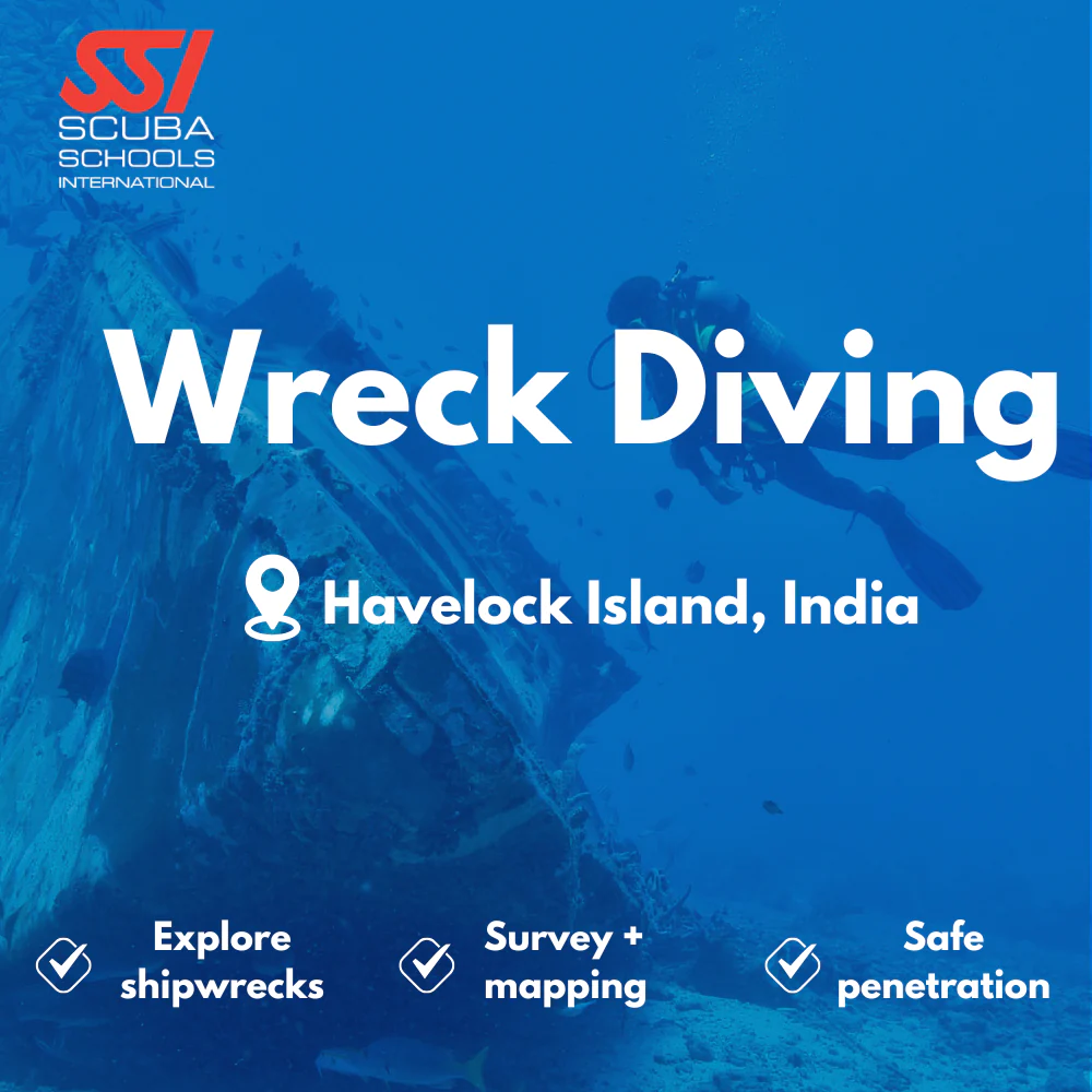 SSI Wreck Diver course in Havelock Island